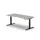 Elektrisch ihv bureau HxBxD 650-1310x1800x900/800mm blad lichtgrijs