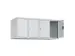 opzetkast,v. locker,4vak.,vak B 300mm,HxBxD 500x1200x500mm