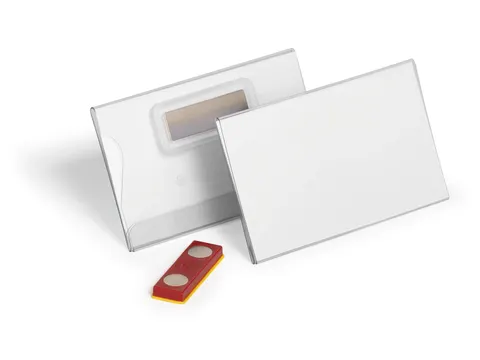 Durable 8244 Naambadge 54x90 mm met magneet 25 stuks