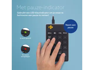 Numeriek Toetsenbord R-Go Numpad Break bedraad Zwart - 3