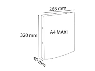 Ringmap IDERAMA PP A4+ 2R 30mm roze - 1