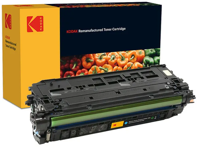 185H136102 KODAK HP CF361A CLJ cartridge cyaan rebuilt 5000pagina's