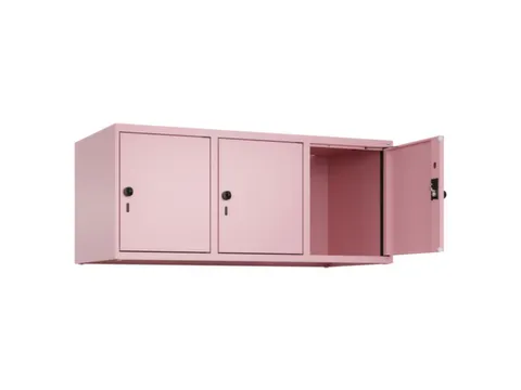opzetkast,v. locker,3vak.,vak B 400mm,HxBxD 500x1200x500mm