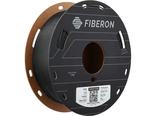 3D Filament Fiberon PA612-ESD Black, 1,75 mm / 500 gram