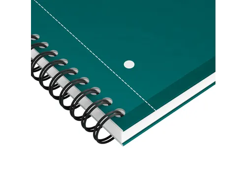 Spiraalblok Oxford International Notebook A4+ lijn Groen