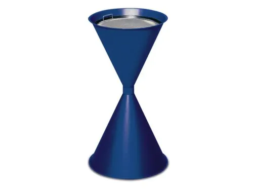 Zandasbak Staalplaat 730x400mm Ronde Trechter Verzinkt Ral5010
