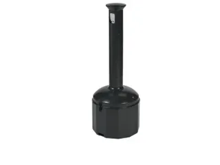 Staande asbak,HxBxD 950x358x328mm,PP,1binnenbak,romp donkergrijs - 1