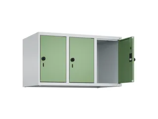 opzetkast,v. locker,3vak.,vak B 300mm,HxBxD 500x900x500mm,vleugeldeur - 2