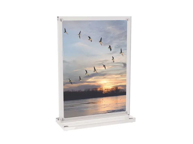 Présentoir de table MAULvision A6 Transparent Acryl Magnétique