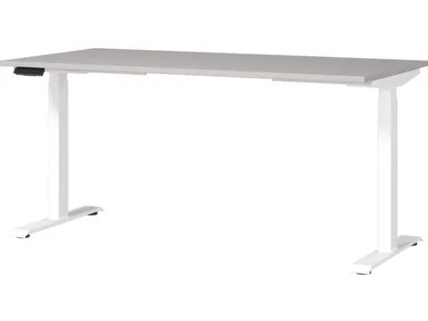 Elektrisch ihv bureau,HxBxD 720-1200x1600x800mm,blad decor kasjmier