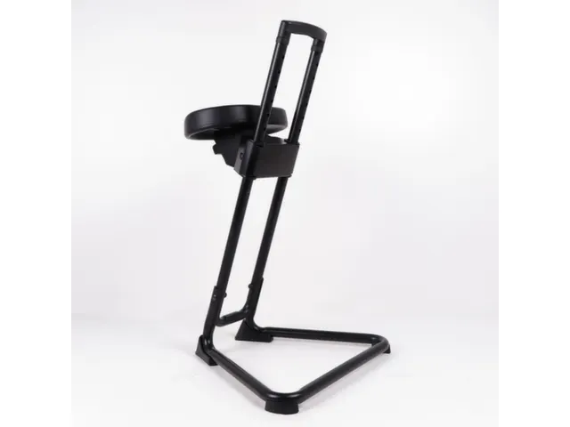 siège assis-debout inclinable mousse PU-siège standard noir