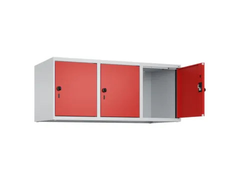 opzetkast,v. locker,3vak.,vak B 400mm,HxBxD 500x1200x500mm