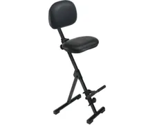 Stahulp,In-/Uitklapbaar,Zitting Kunstleer Zwart