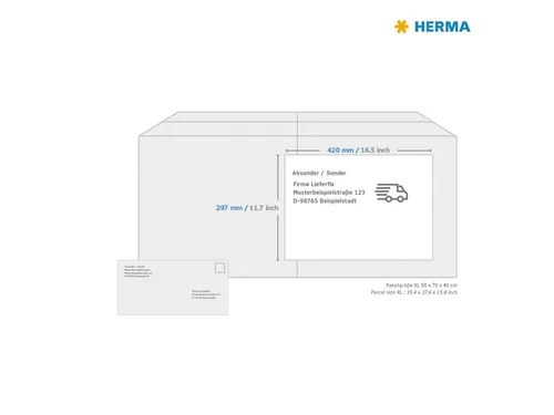 HERMA 8692 Premium etiketten A3 420x297mm Wit 100 stuks