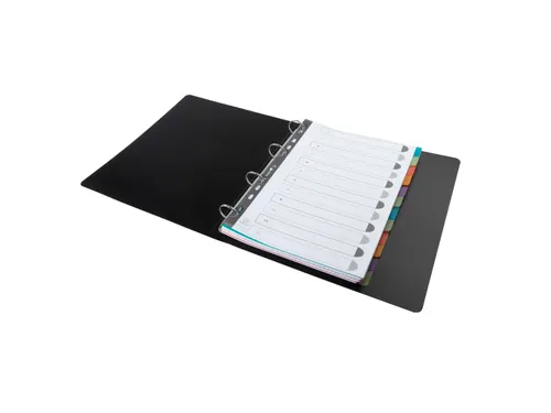 Tabbladen PP Chromaline A4 12 tabs