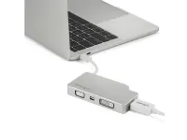 OUTLET Aluminium A/v Reisadapter 4-in-1 Usb-c Naar Vga, Dvi, Hdmi Of M