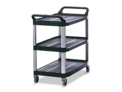 Werkwagen X-tra Rubbermaid Zwart
