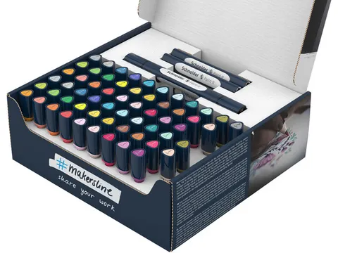 Twinmarker Schneider set Paint-It 040 72 stuks ass. kleur