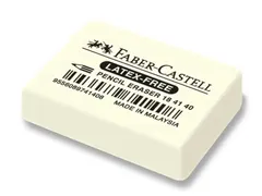 Gomme Faber Castell 7041 34x26x8mm blanc