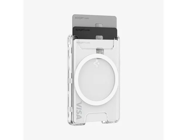 Spigen iPhone Ultra Hybrid MagFit+ Wallet Magsafe Crystal Clear
