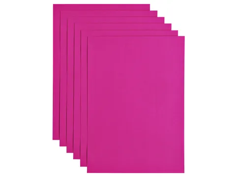 Kopieerpapier Papicolor A4 200gr 6 vel felroze