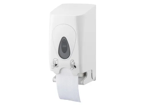 Toiletpapier Dispenser 2 Rollen Verticaal Wit