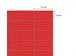 Gekleurde Etiketten 70x37mm Rood 42612 1000 Vel