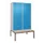 PBM-locker met bank,HxBxD 2120x1200x815mm,4vak,vak B 300mm,cil.-slot