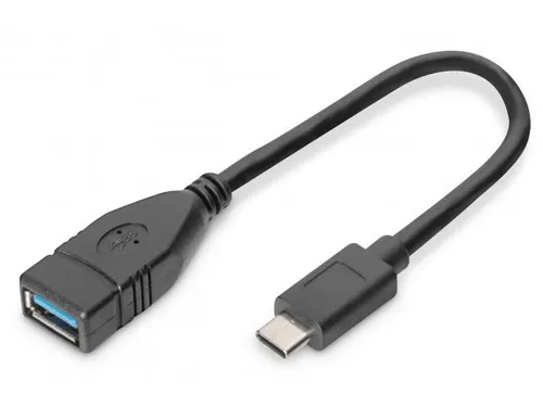 USB Type-C-adapterkabel OTG Type-C-A St/Bu 0,15m 3A 5GB 3.0-versie zwa