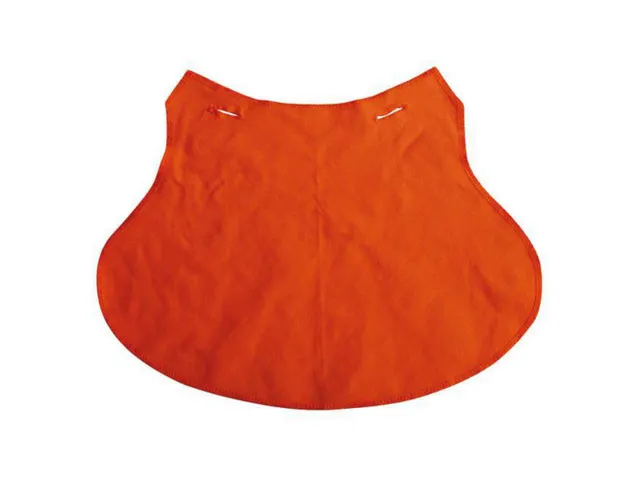 MSA T1900700 neklap voor V-Gard helmen, Nomex, oranje, per stuk