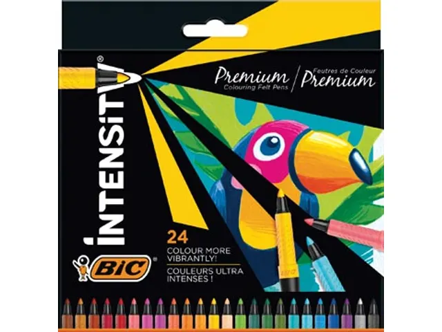 viltstift Intensity, fijne punt, etui van 24 stuks
