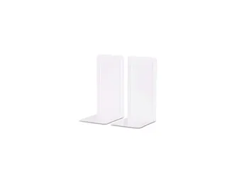Boekensteun MAUL Pro 140x120x240mm set 2 staal wit - 5