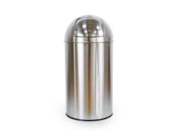 Push Bin Prullenbak RVS 40 Liter