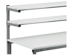 ESD-legbord voor montagetafel B 1200mm HxD 25x310mm hout lichtgrijs