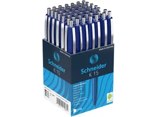 Balpen Schneider K15 medium blauw - 4