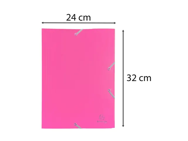 Chemise à élastique 3 rabats Polypropylène 4/10e Opaque Eco - A4 -