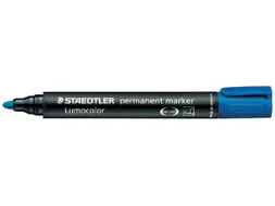 Viltstift Staedtler 352 Lumocolor rond blauw 2mm