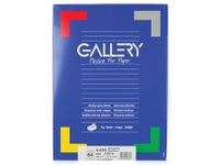 Gallery Witte Etiketten 48.3x16.9 mm Ronde Hoeken