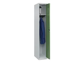 locker,HxBxD 1850x300x500mm,1vak,vak B 300mm,cil.-slot,staand op vloer - 1