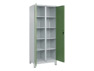 wasgoedverdeelkast,HxBxD 1950x800x500mm,vak B 400mm,draaigrendel - 2