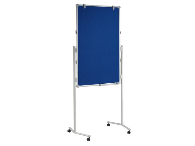 Presentatiebord MAULpro Whiteboard/blauw Prikbord 150x120cm