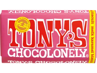 Chocolade Tony's Chocolonely Melk karamel biscuit 180gr - 1