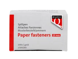 Splitpen Quantore 25mm 100 stuks goud