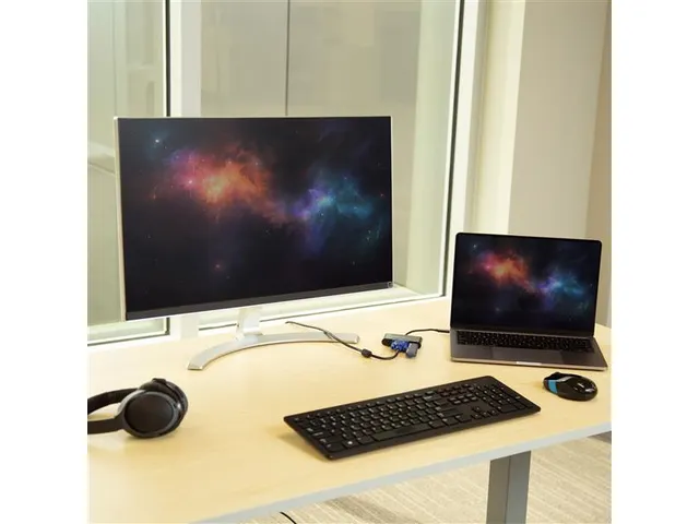 Usb-c Naar Vga Multifunctionele Adapter Power Delivery Usb-a Poort