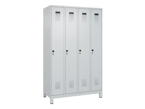 locker voor scheiding van kleding,HxBxD 1950x1200x500mm,4vak