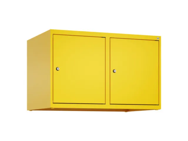 opzetkast,v. locker,2vak.,vak B 400mm,HxBxD 500x800x500mm,cilinderslot