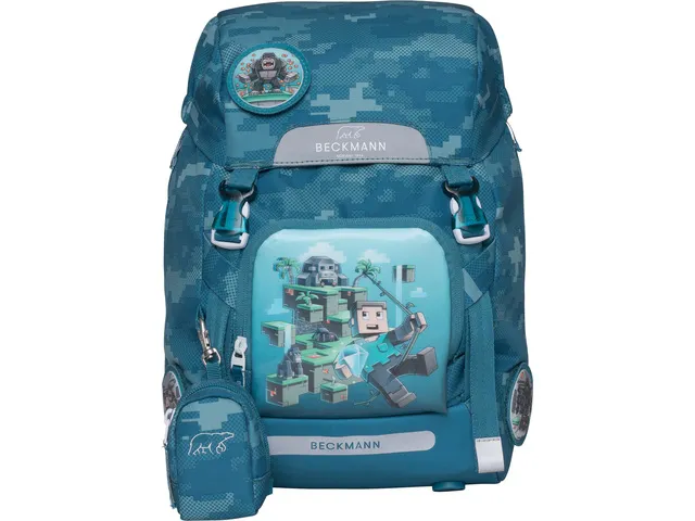 Schooltas Beckmann Classic 22L Jungle game green