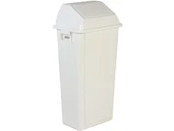 afvalbak,80l,HxBxD 917x460x333mm,wandmontage,romp PP wit