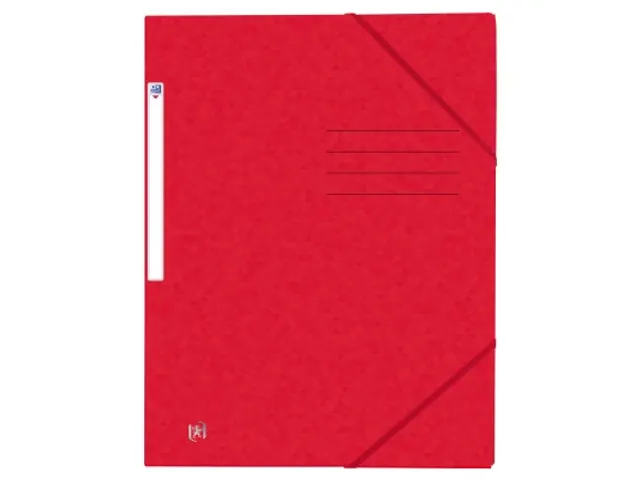 Oxford Top File+ elastomap A4 donker rood