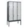 dubbeldekse locker,HxBxD 2120x1200x500mm,3x2vak.,vak B 400mm